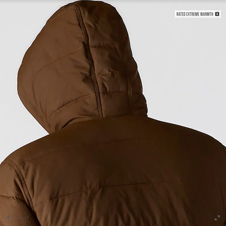 Livingston Jacket Brown Hood Back Views