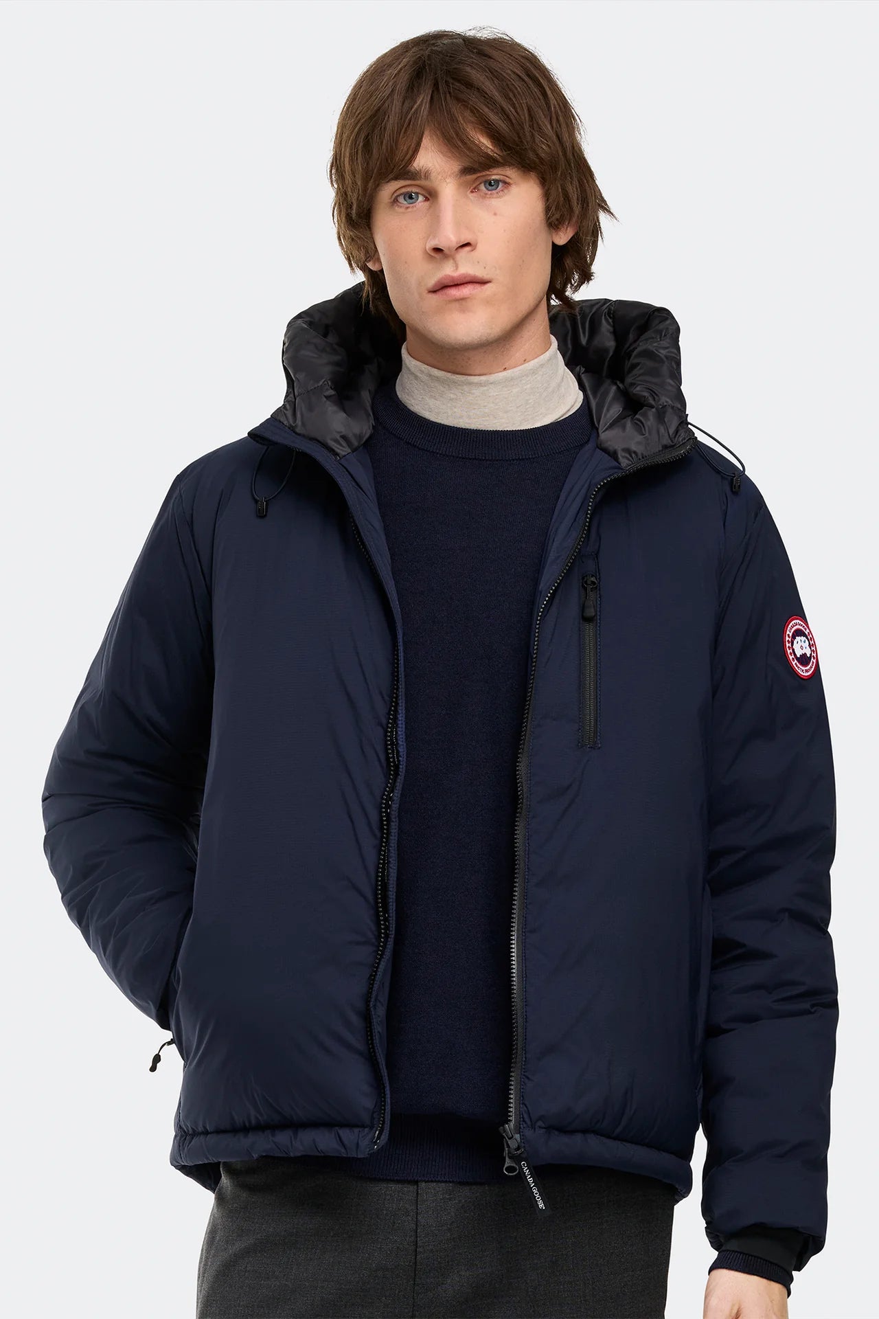 Lodge Atlanric Navy Hoodie Front Veiws