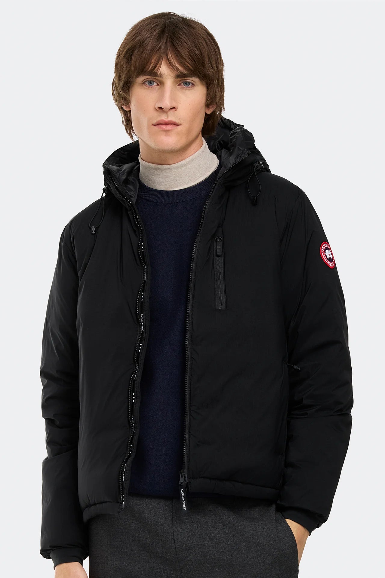 Lodge Black Hoodie Front Veiws
