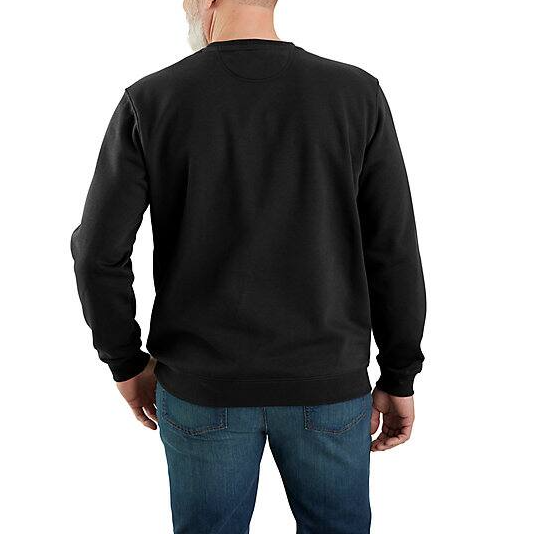 Marquette_Crewneck_Black_Sweatshirt_Back_Veiws