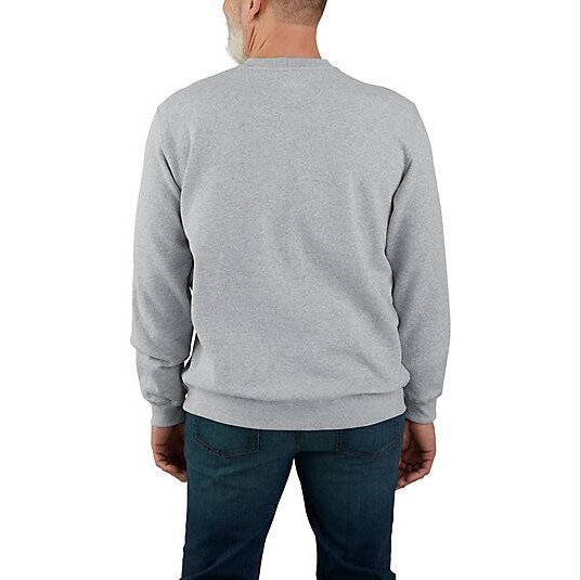 Marquette_Crewneck_Heather Gray_Sweatshirt_Back_Veiws