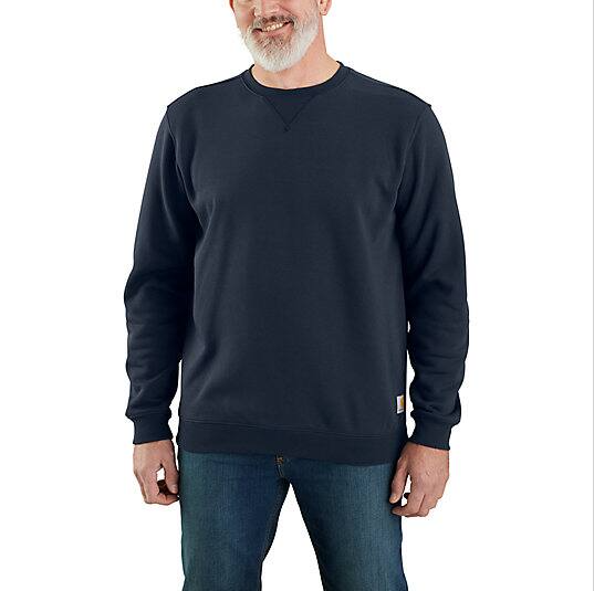 Marquette Crewneck New Navy Sweatshirt Front Veiws
