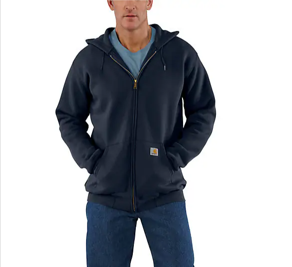 Marquette Full-Zip New Navy Sweatshirt Front Veiws