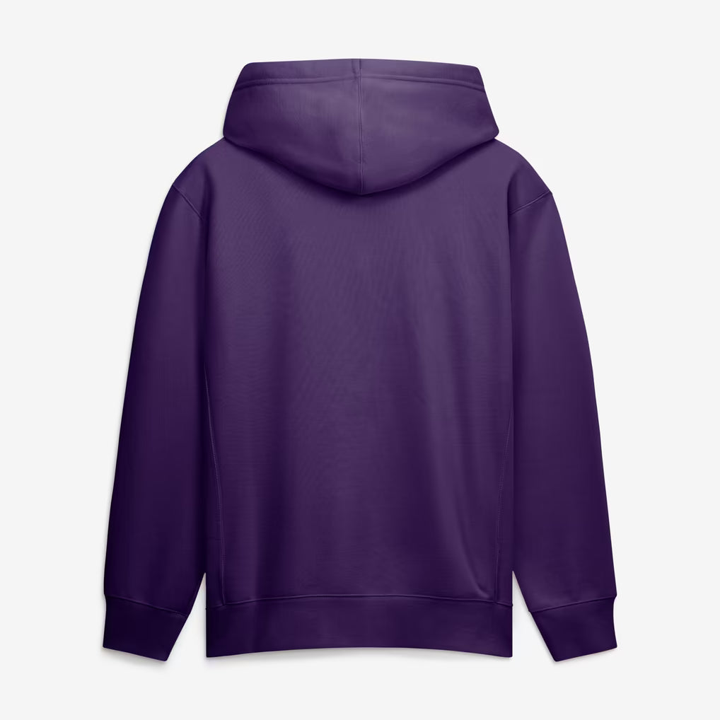 Men's Baltimore Ravens Heritage Pullover Purple Hoodie Back Veiws