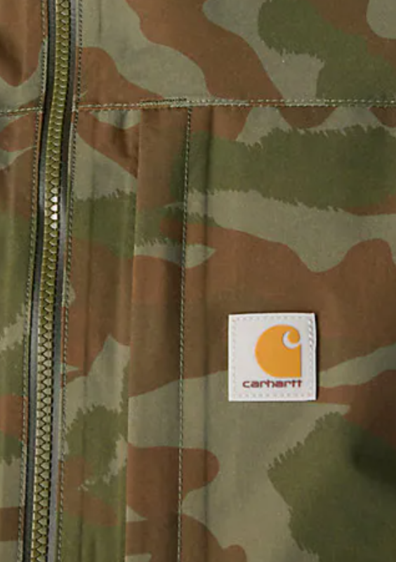Monterey_Jacket_Army Green Camo_Color_Front Zipper_Veiw_Jackets