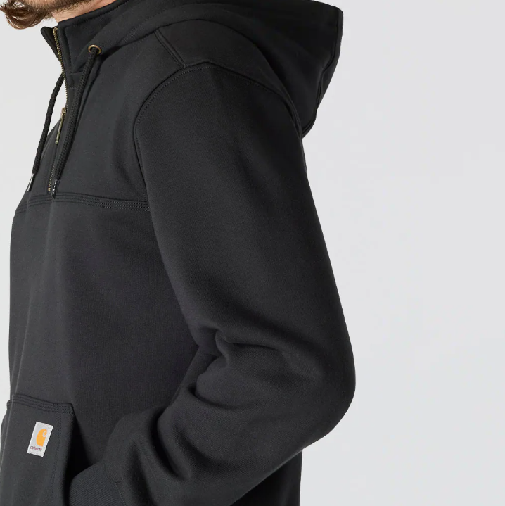 Paxton_1_4-Zip_Black_Right Side_Veiw_Sweatshirts