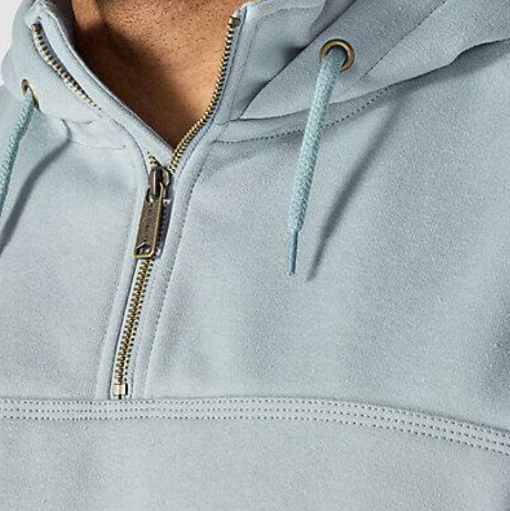 Paxton_1_4-Zip_Blue Cove_Coller_Zipper_Veiw_Sweatshirts