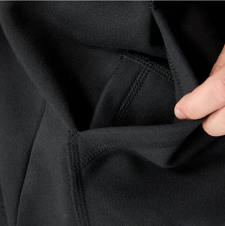 Paxton_1_4-Zip_Carbon Heather_Front Pocket_Veiw_Sweatshirt