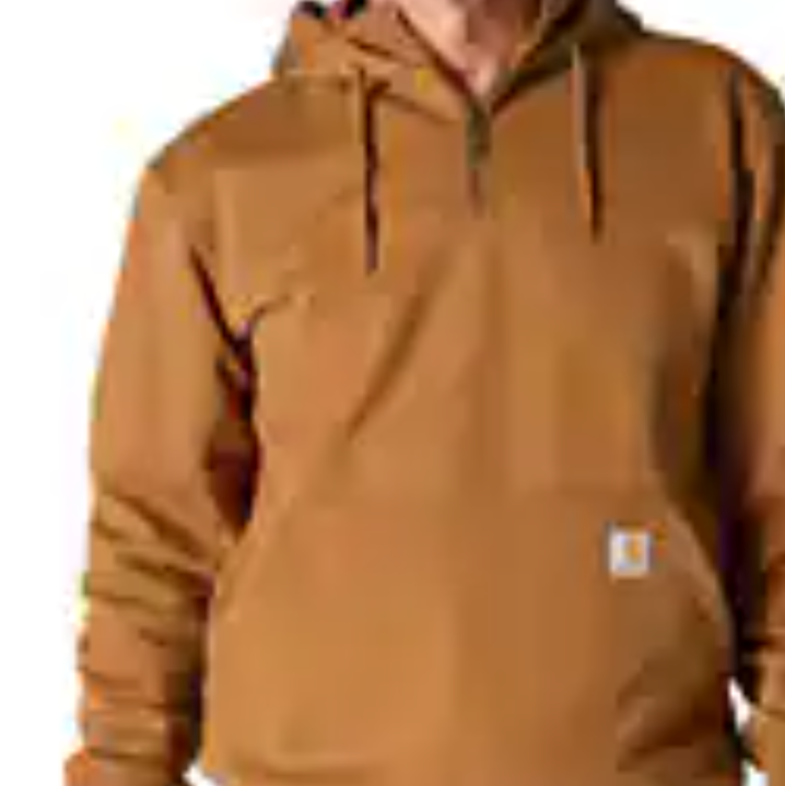 Paxton_1_4-Zip_Carhartt Brown_Front_Veiw_Sweatshirts