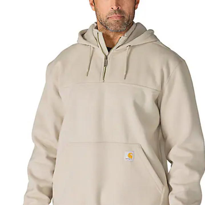 Paxton_1_4-Zip_Cobblestone_Front_Veiw_Sweatshirts