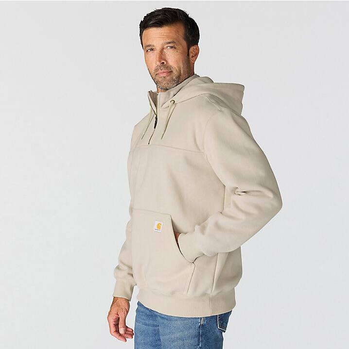 Paxton_1_4-Zip_Cobblestone_Right_Side_Veiw_Sweatshirt