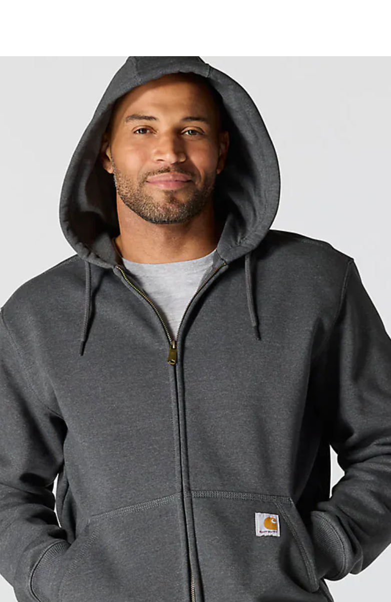 Paxton Full Zip Dar Harbor Teal Heather Sweatshirt caller zipper hut  views 