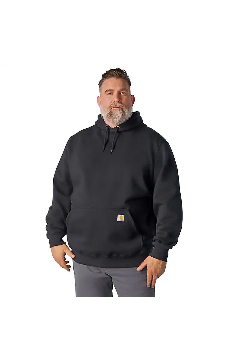 Paxton Sweatshirt front side black front side hoodie view  