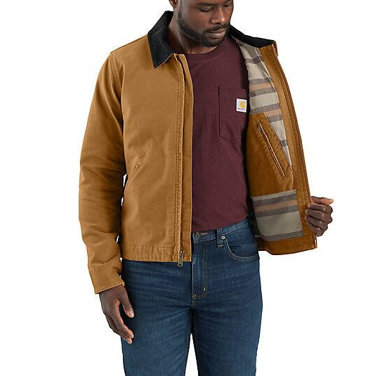 Re-Engineered_Rugged_Flex_Relaxed_Fit_Duck_Detroit_Carhartt_Brown_Jacket_-_1_Warm_Rating_Left Side Views