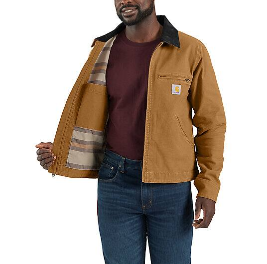 Re-Engineered_Rugged_Flex_Relaxed_Fit_Duck_Detroit_Carhartt_Brown_Jacket_-_1_Warm_Rating_Right Interior Views
