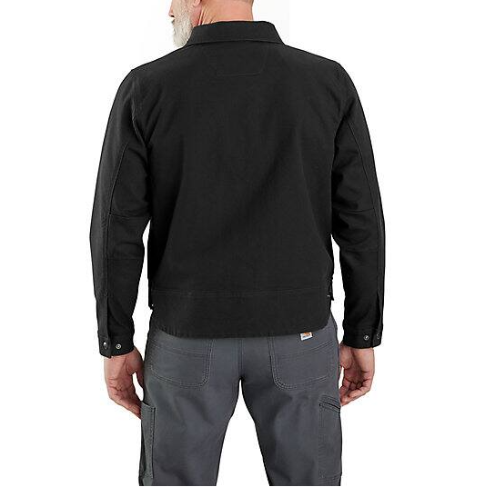 Rugged Flex® Duck Berwick Black Jacket Back Veiws