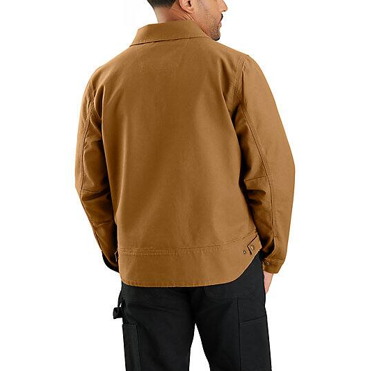 Rugged Flex® Duck Berwick Carhartt Brown Jacket Back Veiws