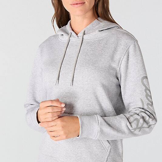 Sawyer_Script_Logo_Heather Gray_Sweatshirt_Close-up_Veiws