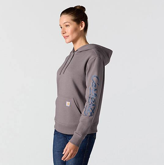 Sawyer_Script_Logo_Stone Brown_Sweatshirt_Left Side_Veiws