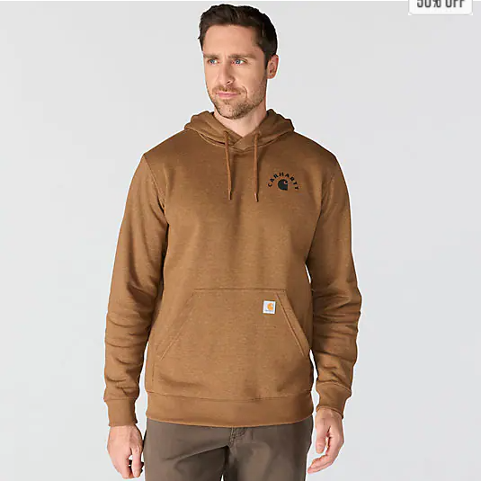 Sawyer Work Brown Sweatshirt Front Veiws