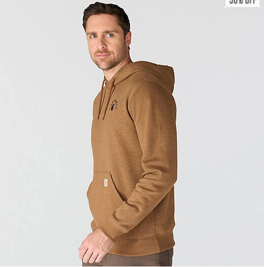 Sawyer Work Brown Sweatshirt Left Side Veiws
