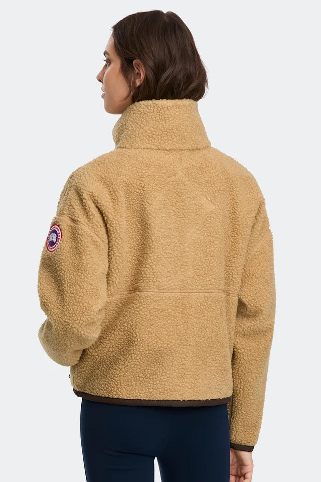 Simcoe_Zip_Up_Fleece_Ecru Beige/Terra_Jacket_Back_Veiws
