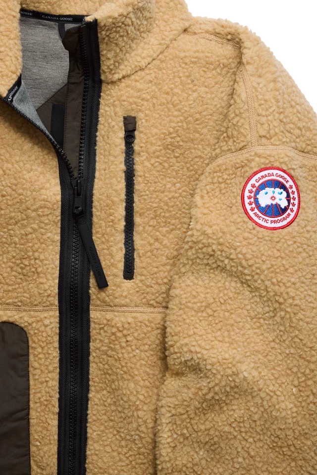 Simcoe_Zip_Up_Fleece_Ecru Beige/Terra_Jacket_Caller Zipper Veiws
