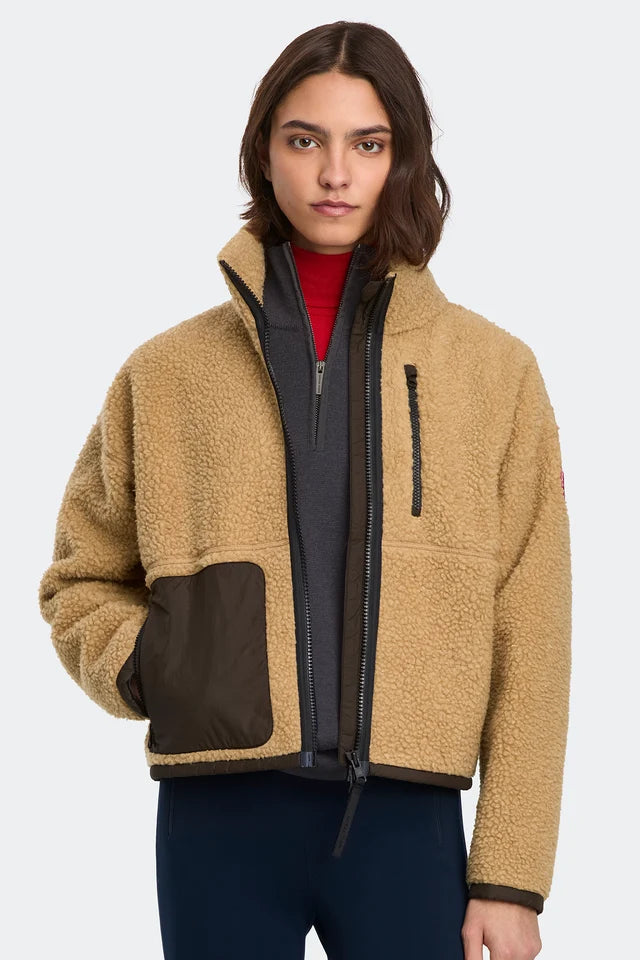 Simcoe_Zip_Up_Fleece_Ecru Beige/Terra_Jacket_Front_Veiws