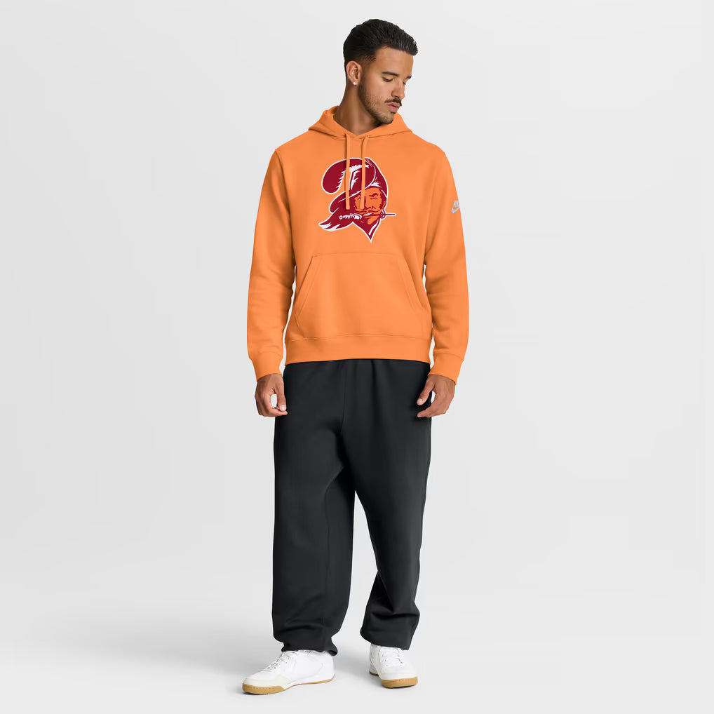 Tampa Bay Buccaneers Nike Club Fleece Hoodie Full Body Front Veiws