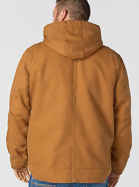 Washed Duck Carhartt Brown Bartlett Jacket Back Veiws