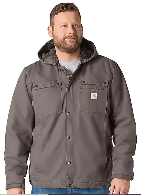 Washed Duck Gravel Bartlett Jacket Front Veiws