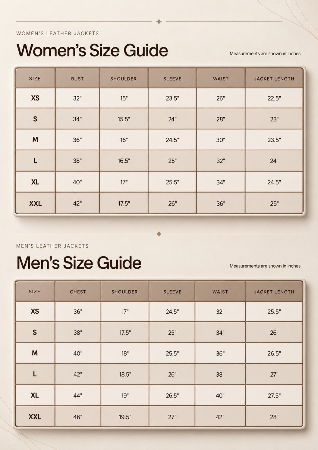 Size Guide