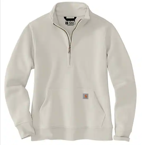 Women's Clarksburg Quarter-Zip Malt Sweatshirt Front Veiws
