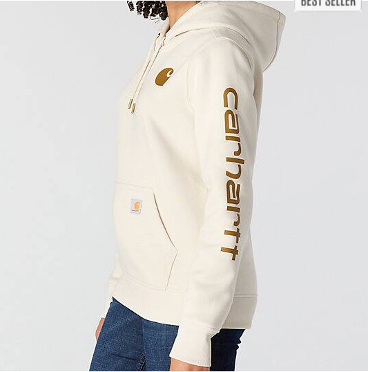Women's Iconic Clarksburg Logo Power Malt Sweatshirt Left Side Veiws