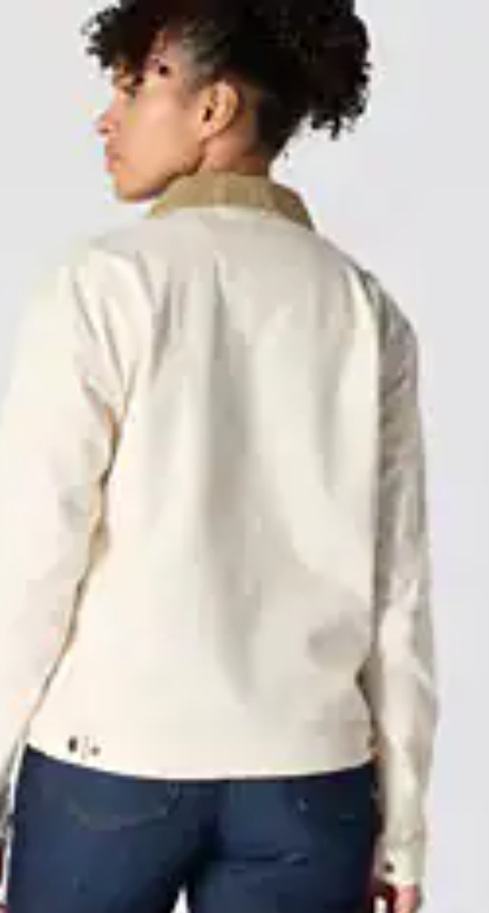 Women's Iconic Crawford Detroit Natural Jacket Back Veiws