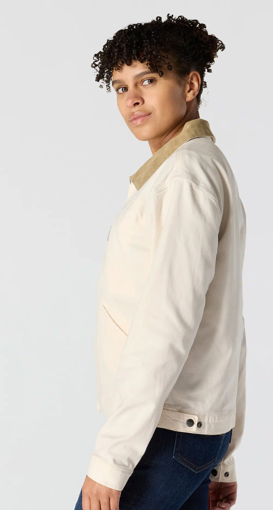 Women's Iconic Crawford Detroit Natural Jacket Left side Veiws