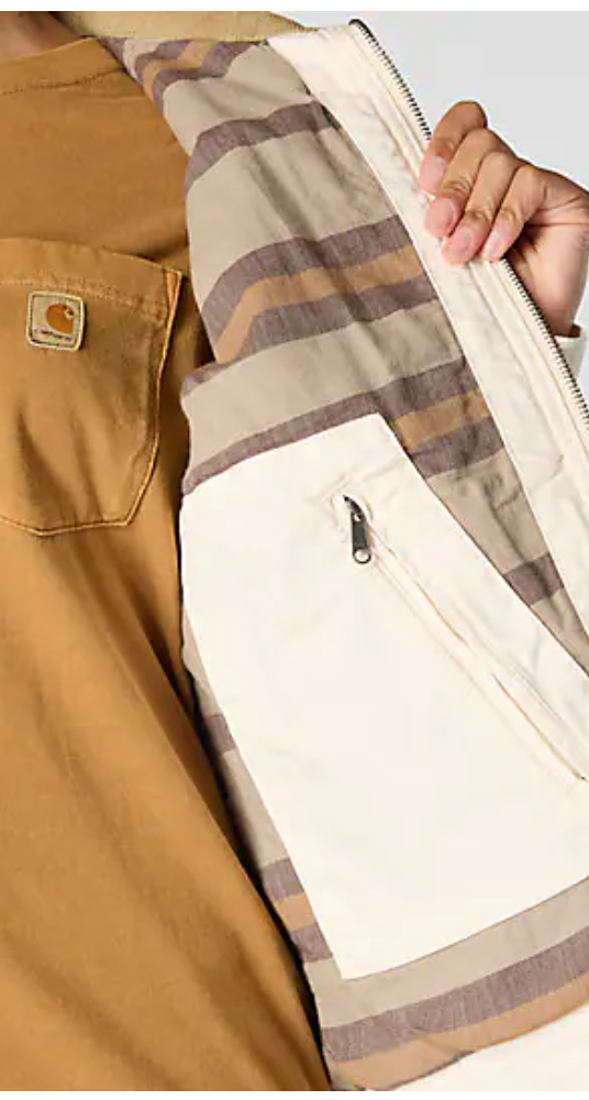 Women's Iconic Crawford Detroit Rose Natural Inner Pocket side Veiws