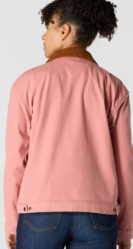 Women's Iconic Crawford Detroit Rose Tint Jacket Back Veiws