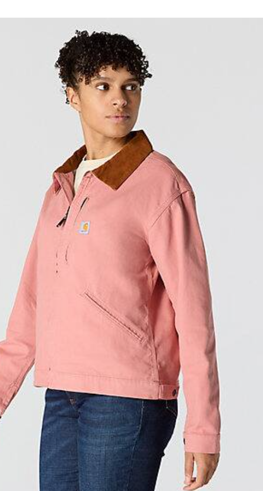 Women's Iconic Crawford Detroit Rose Tint Jacket Left side Veiws
